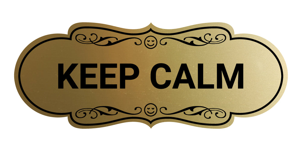 Designer Keep Calm Wall or Door Sign