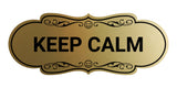 Designer Keep Calm Wall or Door Sign