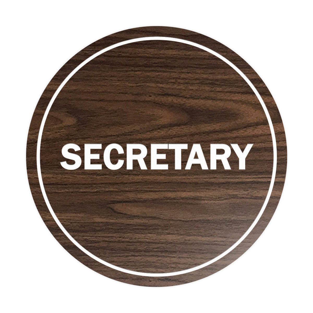 Signs ByLITA Circle Secretary Sign