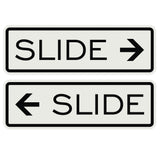 Classic Slide Door Sign
