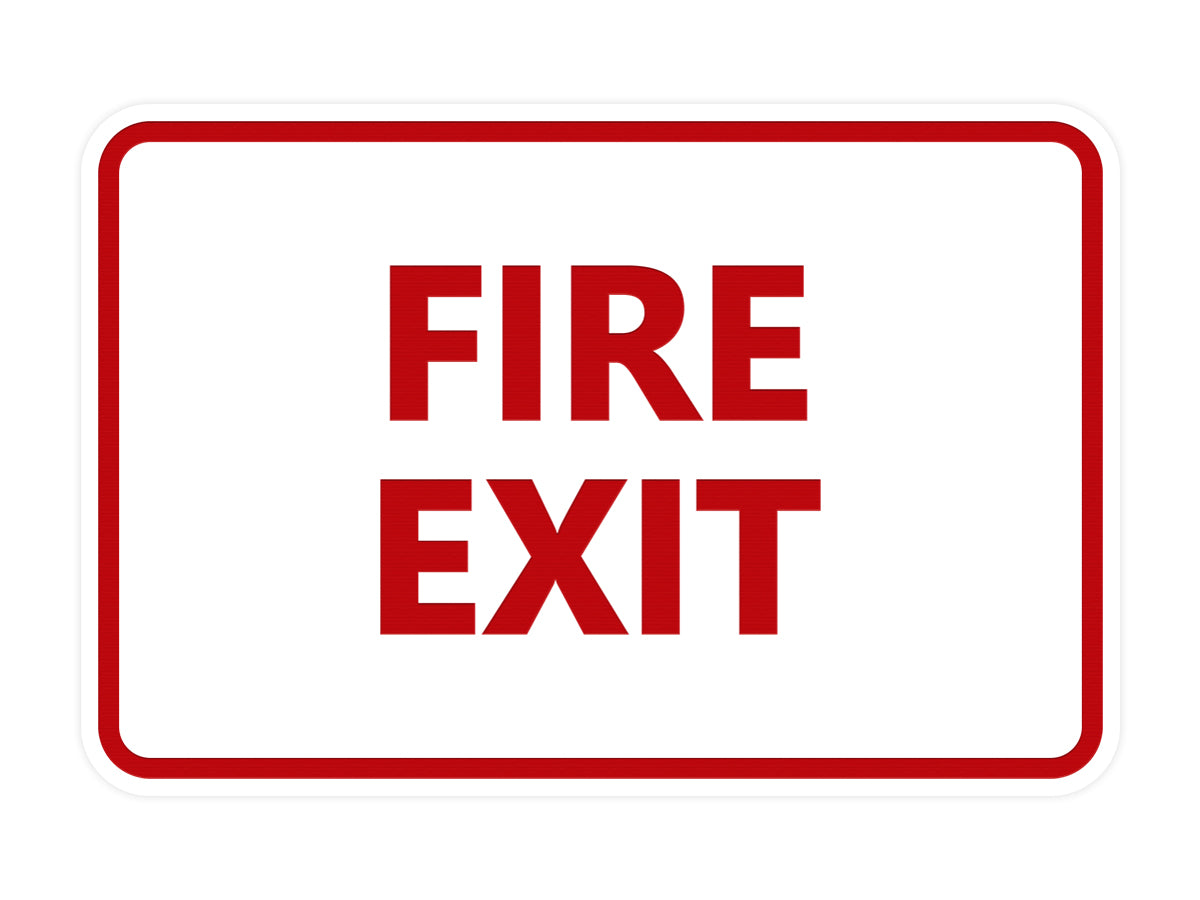 Signs ByLITA Classic Fire Exit Sign