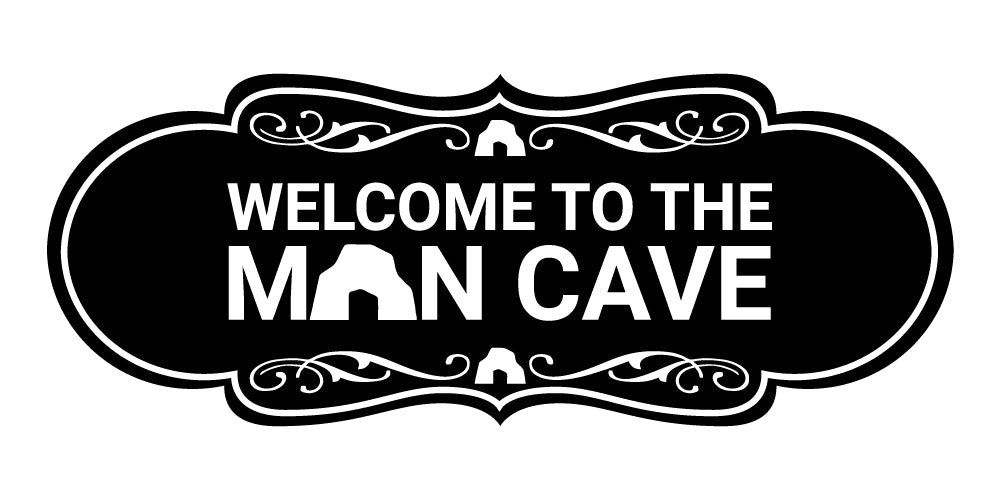 Designer Welcome to the Man Cave Wall or Door Sign