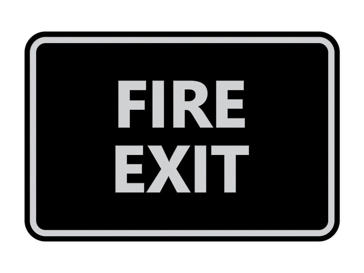 Signs ByLITA Classic Fire Exit Sign