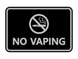 Signs ByLITA Classic Framed No Vaping
