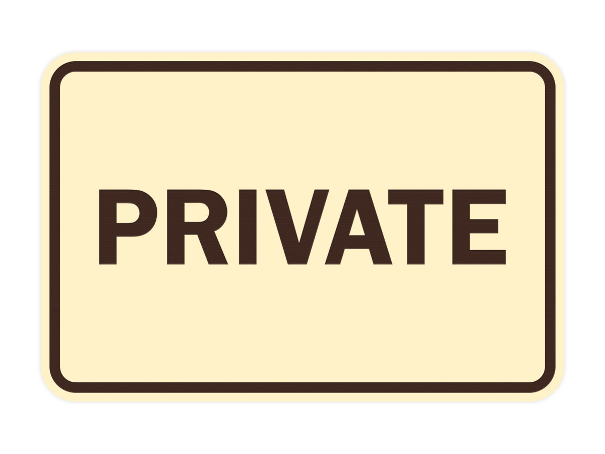 Signs ByLITA Classic Framed Private