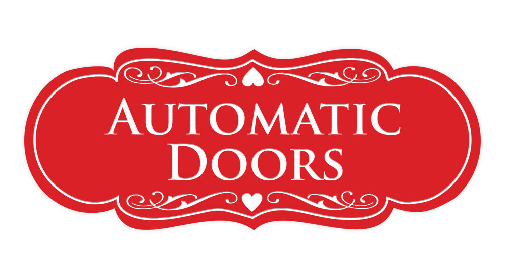 Signs ByLITA Designer Automatic Doors Sign