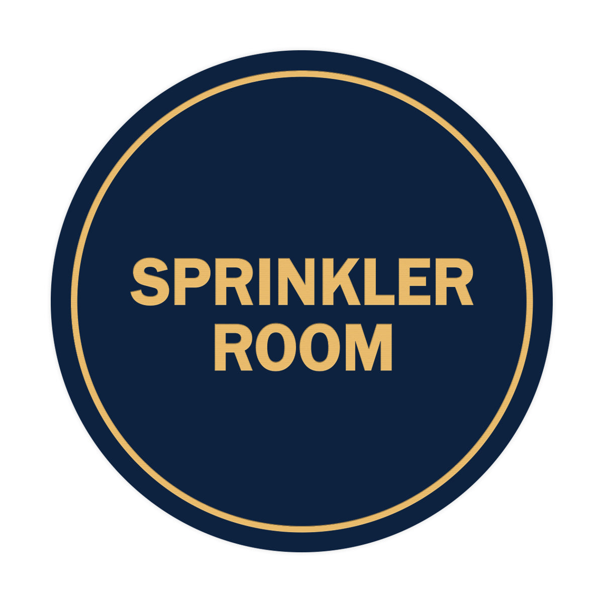 Signs ByLITA Circle Sprinkler Room Sign