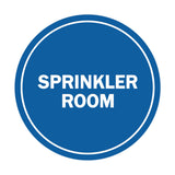 Signs ByLITA Circle Sprinkler Room Sign