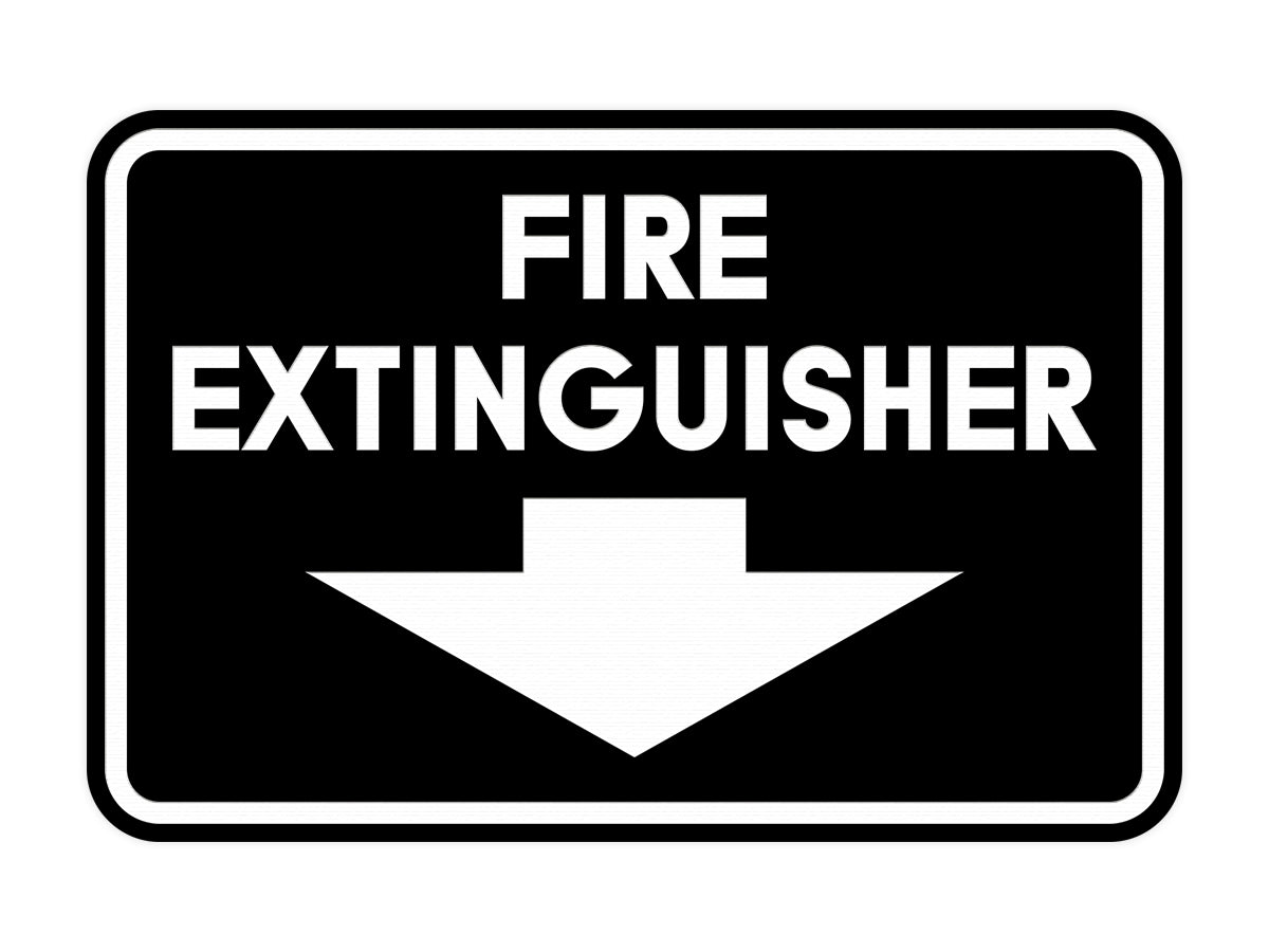 Signs ByLITA Classic Framed Fire Extinguisher