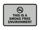 Signs ByLITA Classic Framed This Is A Smoke Free Environment Sign