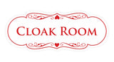 Signs ByLITA Designer Cloak Room Sign