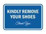 Signs ByLITA Classic Framed Kindly Remove Your Shoes