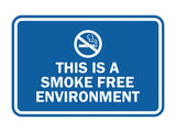 Signs ByLITA Classic Framed This Is A Smoke Free Environment Sign