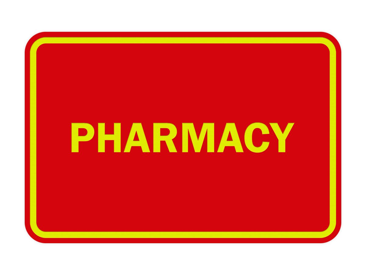 Signs ByLITA Classic Framed Pharmacy Sign