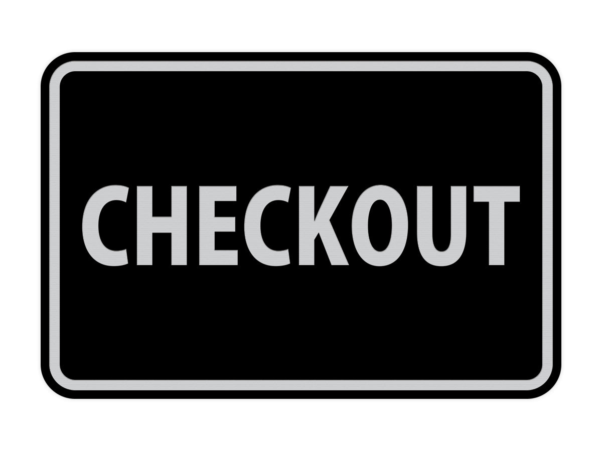 Signs ByLITA Classic Checkout Sign