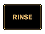 Signs ByLITA Classic Framed Rinse Sign