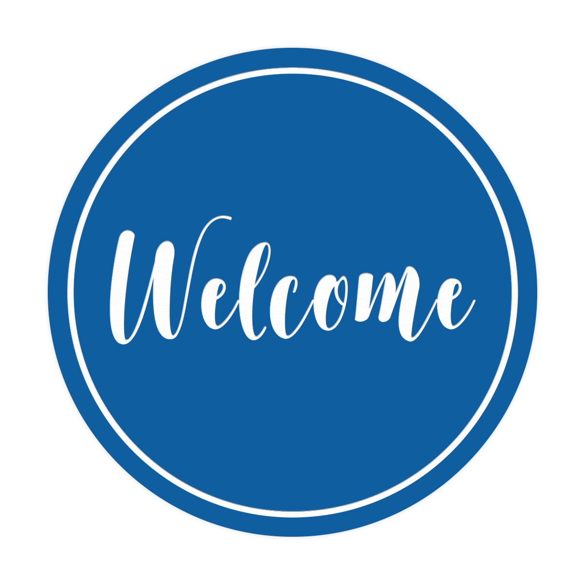 Signs ByLITA Circle Welcome Sign