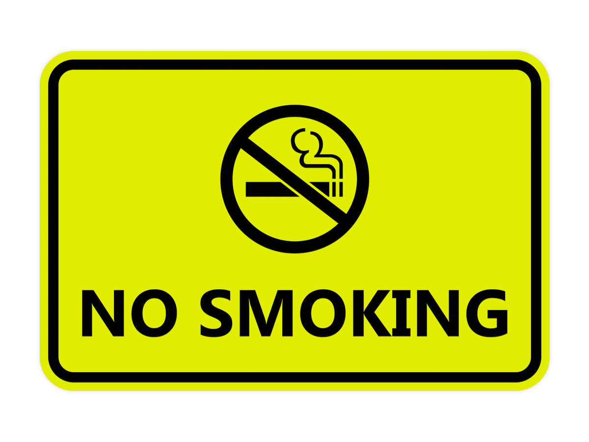 Signs ByLITA Classic Framed No Smoking Sign
