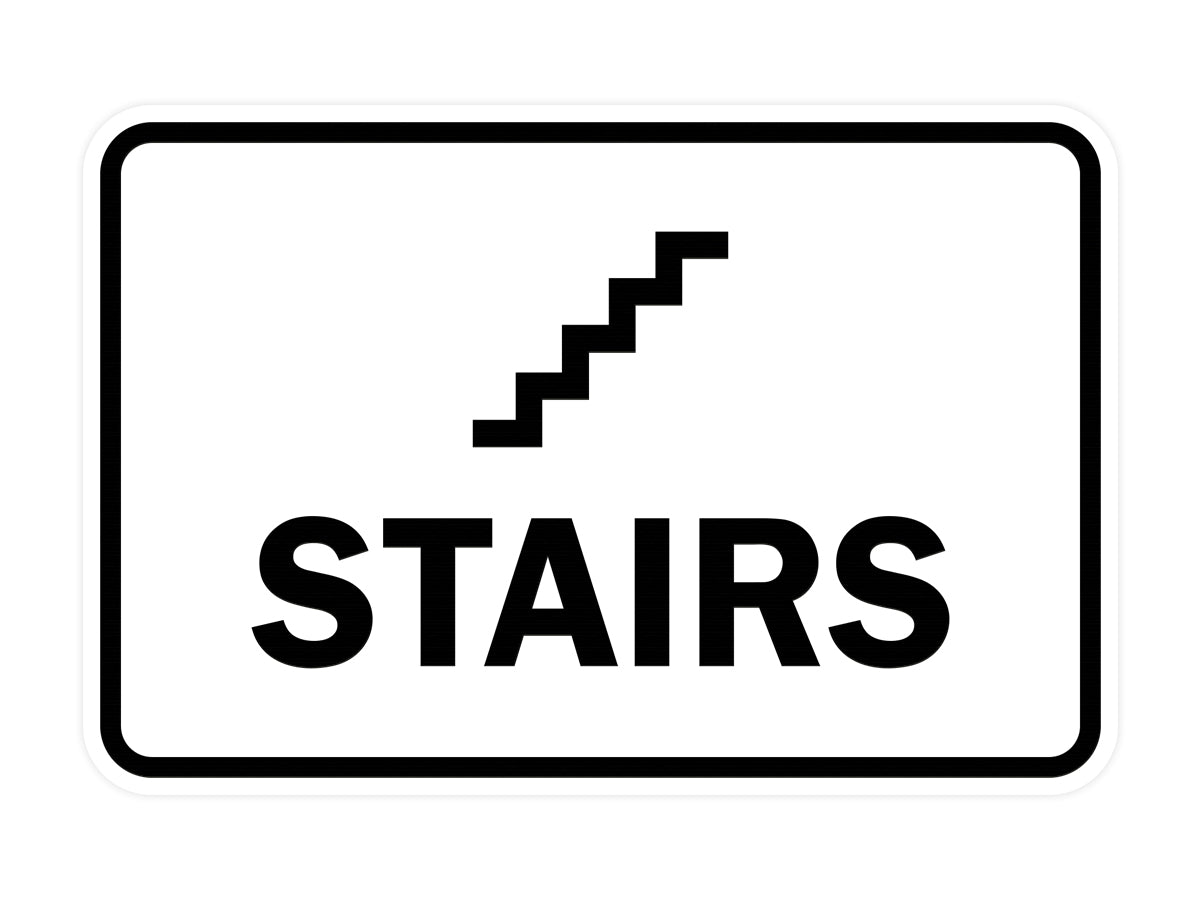 Signs ByLITA Classic Framed Stairs Sign