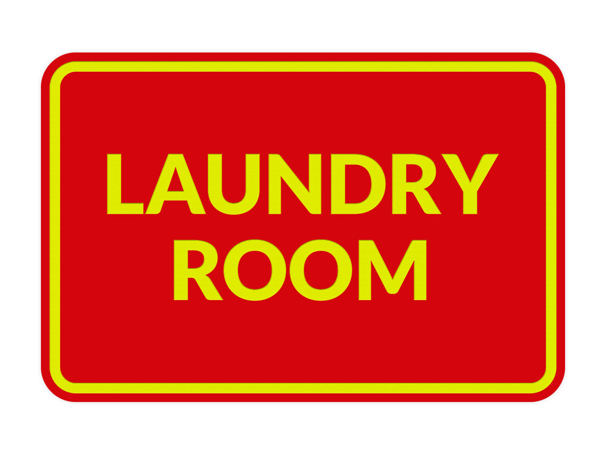 Signs ByLITA Classic Framed Laundry Room