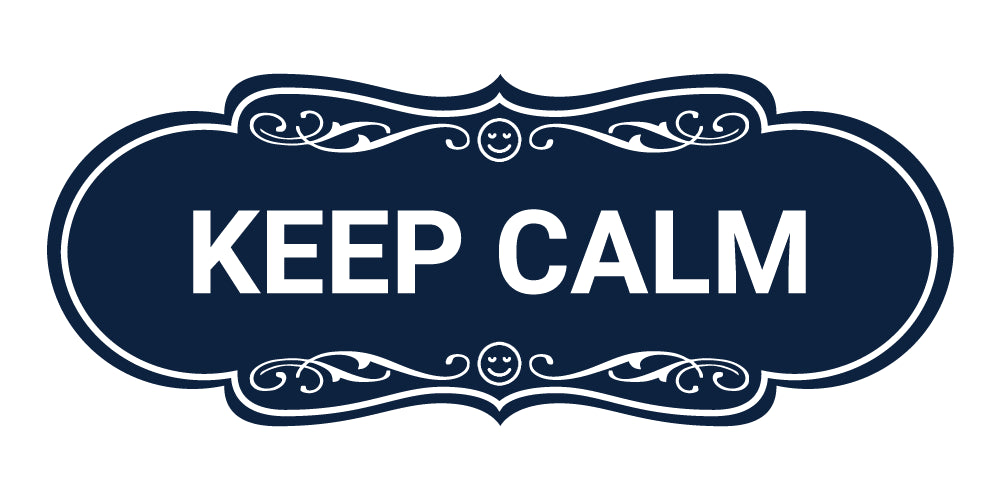 Designer Keep Calm Wall or Door Sign