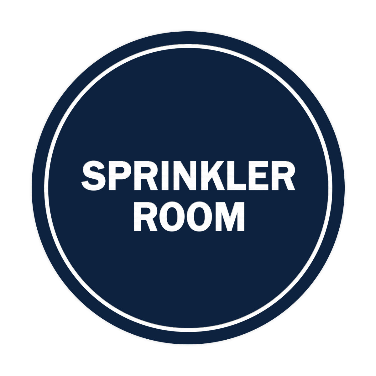 Signs ByLITA Circle Sprinkler Room Sign