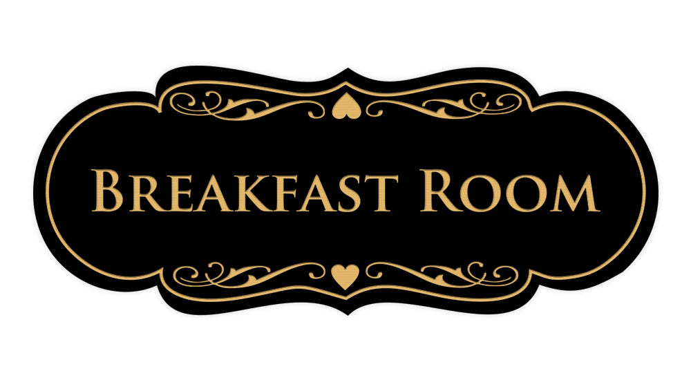 Signs ByLITA Designer Breakfast Room Sign