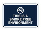 Signs ByLITA Classic Framed This Is A Smoke Free Environment Sign