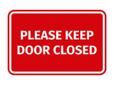 Signs ByLITA Classic Framed Please Keep Door Closed Sign