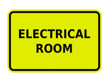 Signs ByLITA Classic Framed Electrical Room
