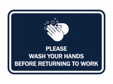 Signs ByLITA Classic Framed Please Wash Your Hands Sign