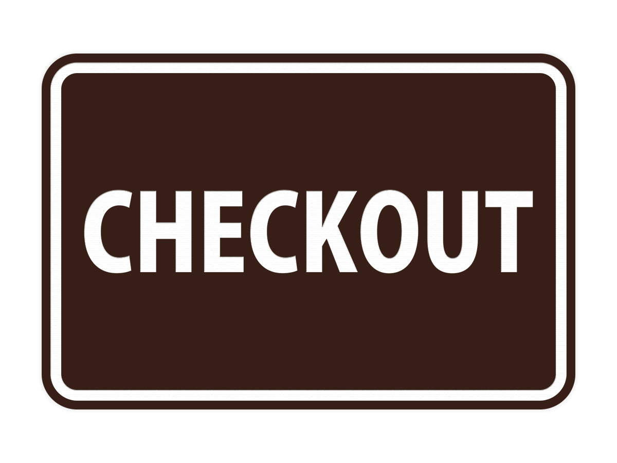 Signs ByLITA Classic Checkout Sign