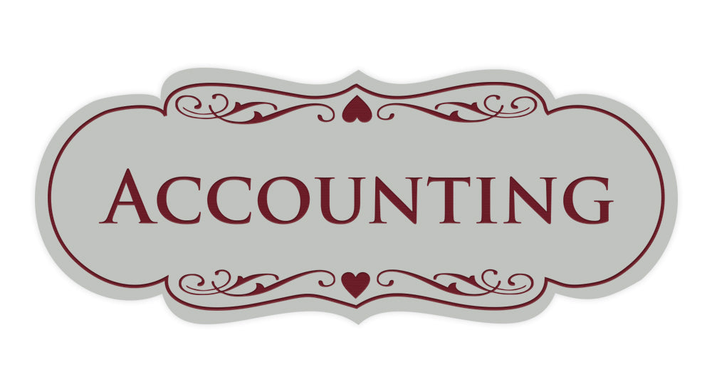 Signs ByLITA Designer Accounting Sign