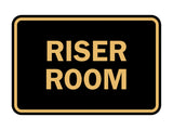Signs ByLITA Classic Framed Riser Room