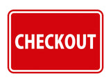 Signs ByLITA Classic Checkout Sign