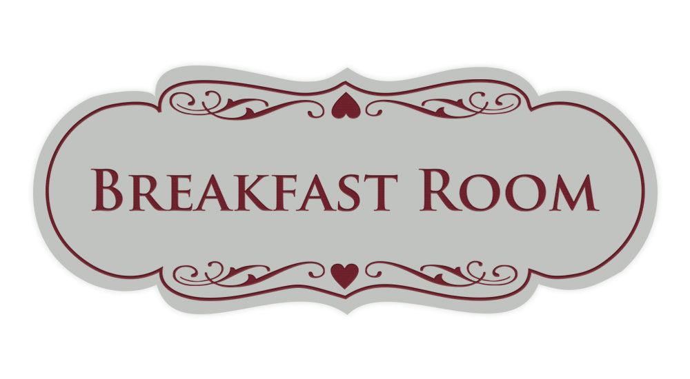 Signs ByLITA Designer Breakfast Room Sign