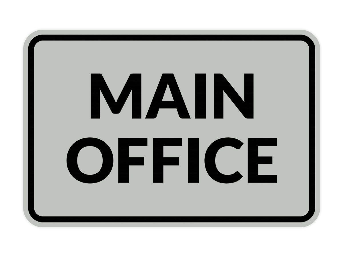 Signs ByLITA Classic Framed Main Office Sign