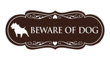 Signs ByLITA Designer Beware of Dog Sign