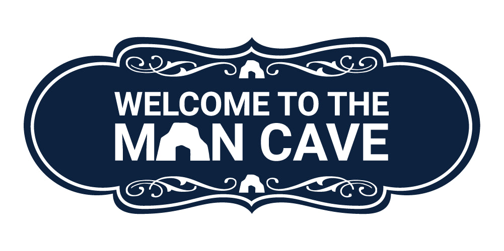 Designer Welcome to the Man Cave Wall or Door Sign