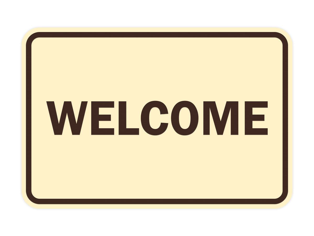 Signs ByLITA Classic Framed Welcome Sign