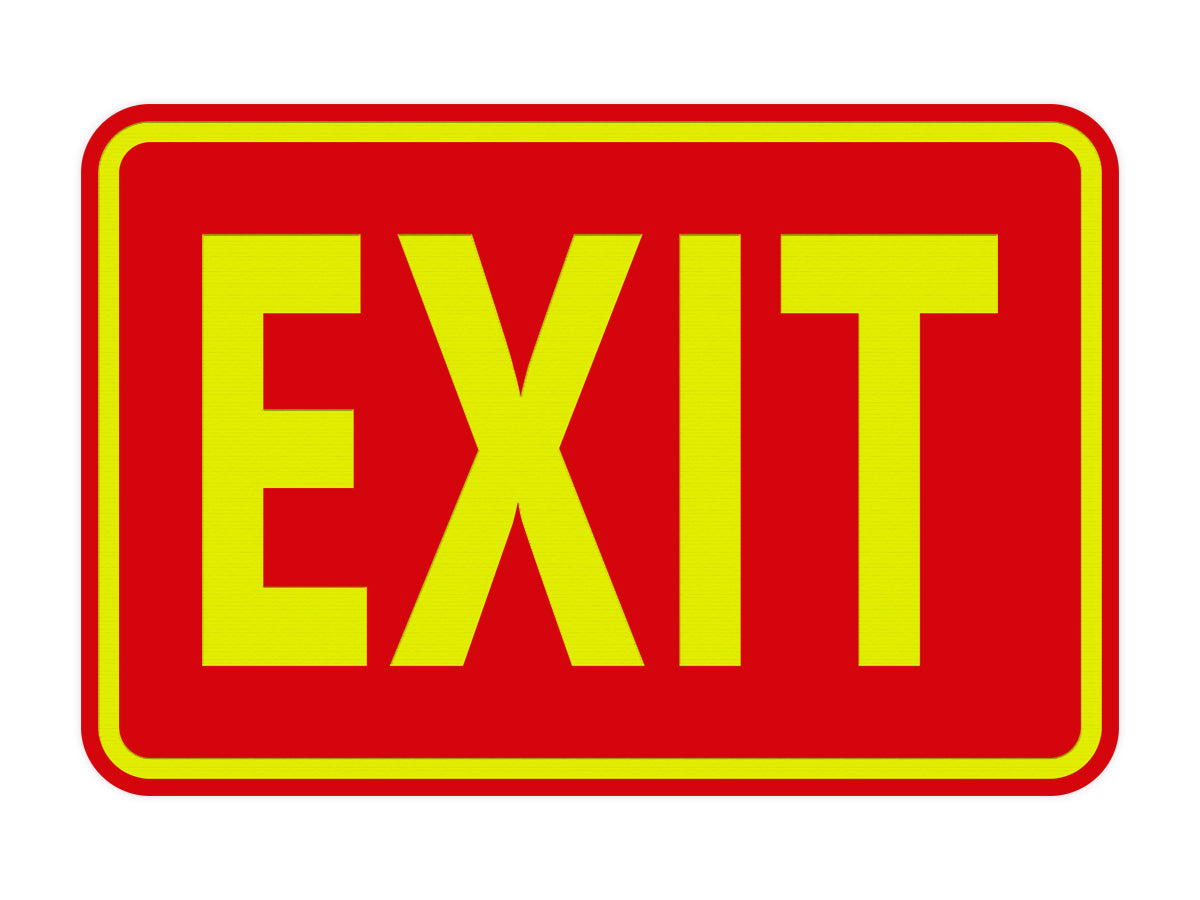 Signs ByLITA Classic Framed Exit Sign