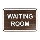 Signs ByLITA Classic Framed Waiting Room Sign