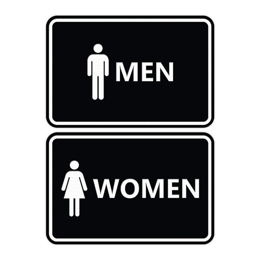 Signs ByLITA Classic Framed Men Women Sign Set