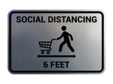 Signs ByLITA Classic Framed Social Distancing Sign