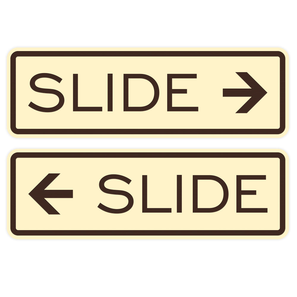 Classic Slide Door Sign
