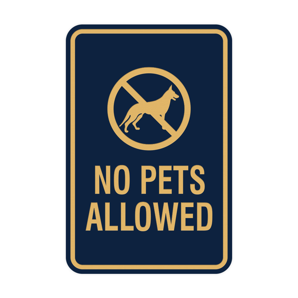 Signs ByLita Classic Framed No Pets Allowed Sign