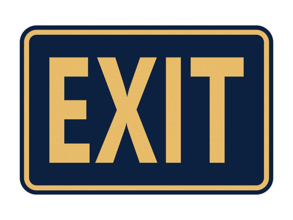 Signs ByLITA Classic Framed Exit Sign