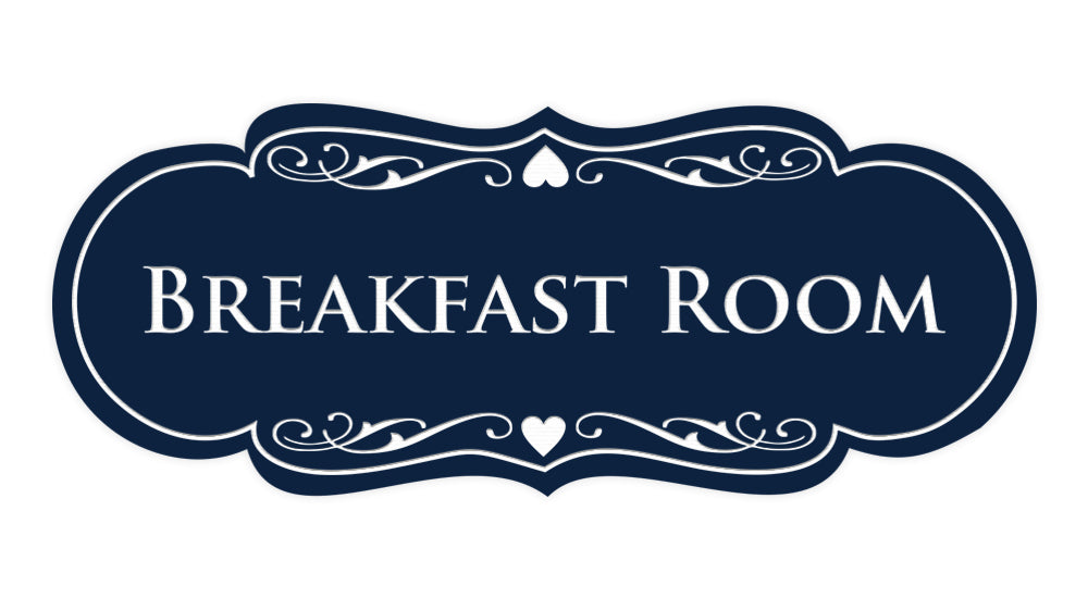 Signs ByLITA Designer Breakfast Room Sign
