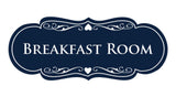 Signs ByLITA Designer Breakfast Room Sign