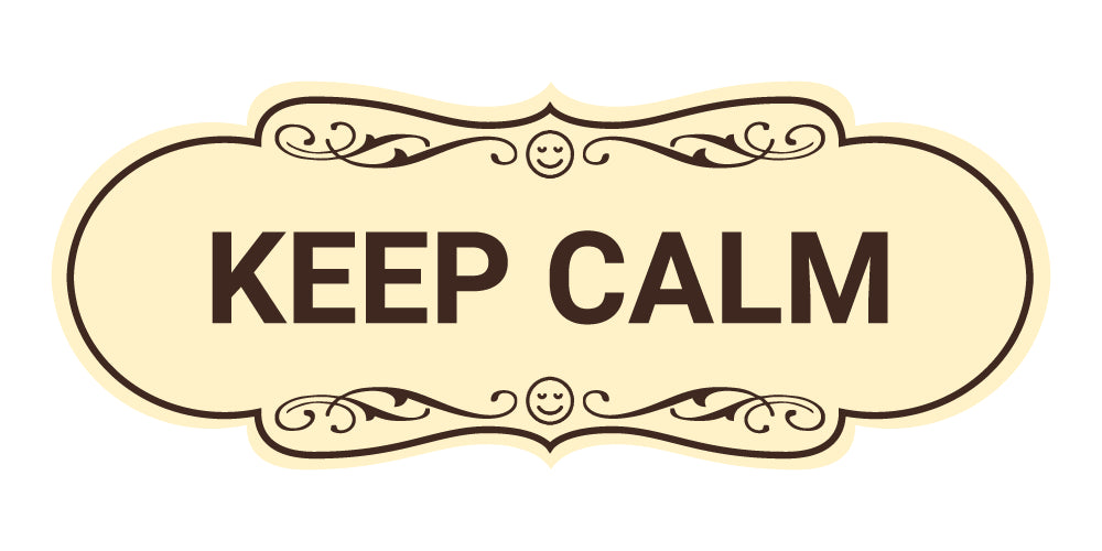 Designer Keep Calm Wall or Door Sign